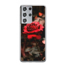 Husa personalizata tip carcasa HQPrint pentru Samsung Galaxy S24 Ultra, model Flowers 12, multicolor, S1D1M0160