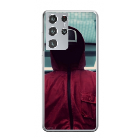 Husa personalizata tip carcasa HQPrint pentru Samsung Galaxy S24 Ultra, model Squid Game 2, multicolor, S1D1M0174