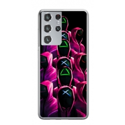 Husa personalizata tip carcasa HQPrint pentru Samsung Galaxy S24 Ultra, model Squid Game 8, multicolor, S1D1M0180