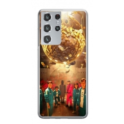 Husa personalizata tip carcasa HQPrint pentru Samsung Galaxy S24 Ultra, model Squid Game 11, multicolor, S1D1M0183