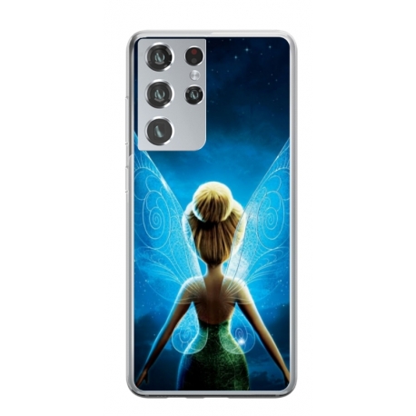 Husa personalizata tip carcasa HQPrint pentru Samsung Galaxy S24 Ultra, model Tinkerbell 1, multicolor, S1D1M0202