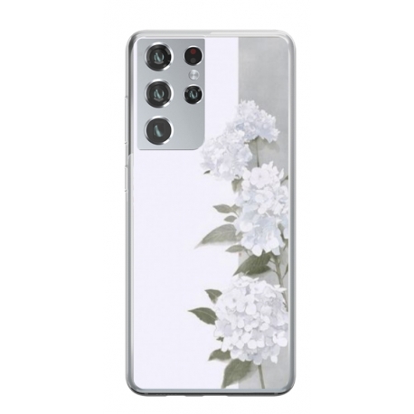 Husa personalizata tip carcasa HQPrint pentru Samsung Galaxy S24 Ultra, model Flowers 16, multicolor, S1D1M0217