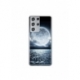 Husa personalizata tip carcasa HQPrint pentru Samsung Galaxy S24 Ultra, model Moon Sky, multicolor, S1D1M0228