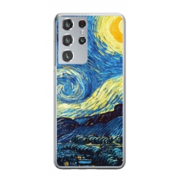 Husa personalizata tip carcasa HQPrint pentru Samsung Galaxy S24 Ultra, model Van Gogh, multicolor, S1D1M0238
