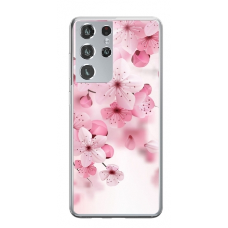 Husa personalizata tip carcasa HQPrint pentru Samsung Galaxy S24 Ultra, model Flowers 17, multicolor, S1D1M0241