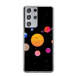 Husa personalizata tip carcasa HQPrint pentru Samsung Galaxy S24 Ultra, model Colorful Galaxy, multicolor, S1D1M0283