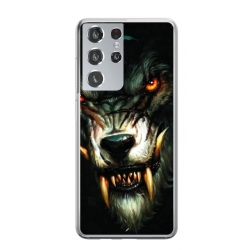 Husa personalizata tip carcasa HQPrint pentru Samsung Galaxy S24 Ultra, model Wolf, multicolor, S1D1M0286