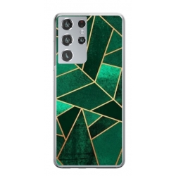 Husa personalizata tip carcasa HQPrint pentru Samsung Galaxy S24 Ultra, model Emerald, multicolor, S1D1M0287