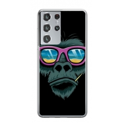 Husa personalizata tip carcasa HQPrint pentru Samsung Galaxy S24 Ultra, model Gorilla, multicolor, S1D1M0288
