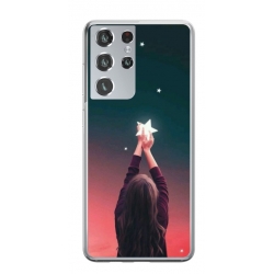 Husa personalizata tip carcasa HQPrint pentru Samsung Galaxy S24 Ultra, model Star stealing, multicolor, S1D1M0292