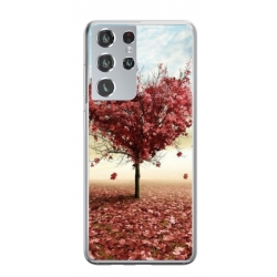 Husa personalizata tip carcasa HQPrint pentru Samsung Galaxy S24 Ultra, model Heart Tree, multicolor, S1D1M0293
