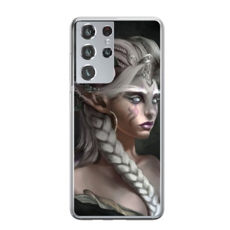 Husa personalizata tip carcasa HQPrint pentru Samsung Galaxy S24 Ultra, model Alien Queen, multicolor, S1D1M0308