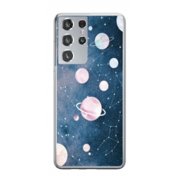 Husa personalizata tip carcasa HQPrint pentru Samsung Galaxy S24 Ultra, model Solar System, multicolor, S1D1M0313