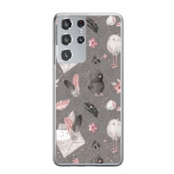 Husa personalizata tip carcasa HQPrint pentru Samsung Galaxy S24 Ultra, model Abstract 1, multicolor, S1D1M0321