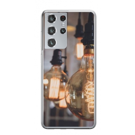 Husa personalizata tip carcasa HQPrint pentru Samsung Galaxy S24 Ultra, model Lightbulb, multicolor, S1D1M0322