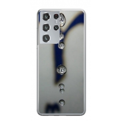 Husa personalizata tip carcasa HQPrint pentru Samsung Galaxy S24 Ultra, model Droplets, multicolor, S1D1M0353