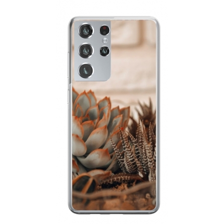 Husa personalizata tip carcasa HQPrint pentru Samsung Galaxy S24 Ultra, model Flowers 21, multicolor, S1D1M0358