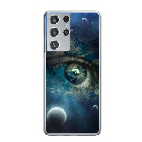 Husa personalizata tip carcasa HQPrint pentru Samsung Galaxy S24 Ultra, model Abstract 3, multicolor, S1D1M0362