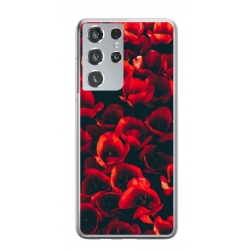 Husa personalizata tip carcasa HQPrint pentru Samsung Galaxy S24 Ultra, model Flowers 24, multicolor, S1D1M0386