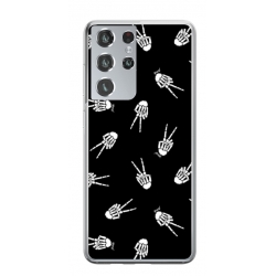 Husa personalizata tip carcasa HQPrint pentru Samsung Galaxy S24 Ultra, model OK Skelly, multicolor, S1D1M0388