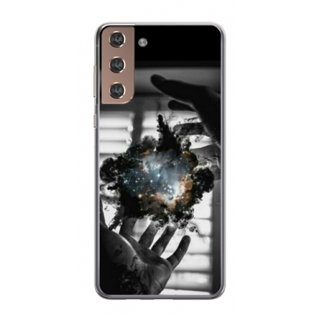 Husa personalizata tip carcasa HQPrint pentru Samsung Galaxy S24, model Dark Magic, multicolor, S1D1M0020