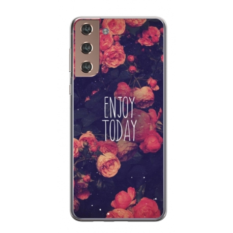 Husa personalizata tip carcasa HQPrint pentru Samsung Galaxy S24, model Enjoy Today, multicolor, S1D1M0037