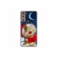 Husa personalizata tip carcasa HQPrint pentru Samsung Galaxy S24, model Christmas Cat, multicolor, S1D1M0048