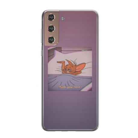 Husa personalizata tip carcasa HQPrint pentru Samsung Galaxy S24, model Jerry 1, multicolor, S1D1M0104