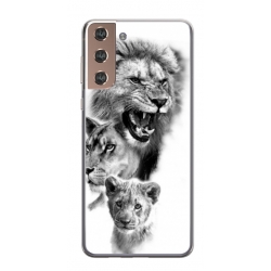 Husa personalizata tip carcasa HQPrint pentru Samsung Galaxy S24, model Lion 3, multicolor, S1D1M0118