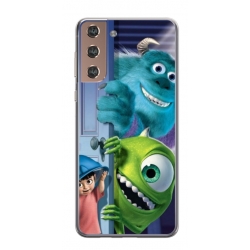 Husa personalizata tip carcasa HQPrint pentru Samsung Galaxy S24, model Monster INC, multicolor, S1D1M0127