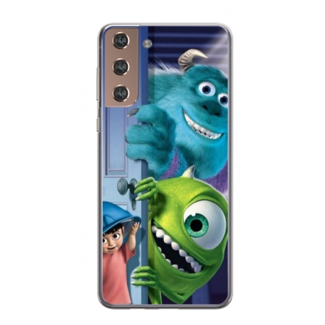 Husa personalizata tip carcasa HQPrint pentru Samsung Galaxy S24, model Monster INC, multicolor, S1D1M0127