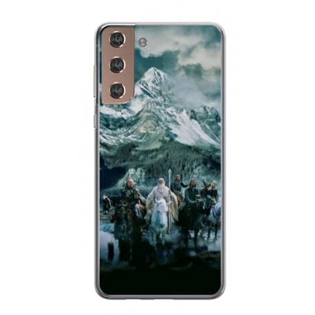 Husa personalizata tip carcasa HQPrint pentru Samsung Galaxy S24, model Lord of the Rings 1, multicolor, S1D1M0189
