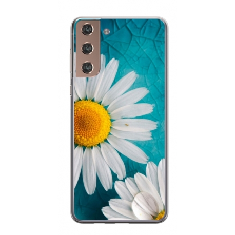 Husa personalizata tip carcasa HQPrint pentru Samsung Galaxy S24, model Petunia 1, multicolor, S1D1M0235