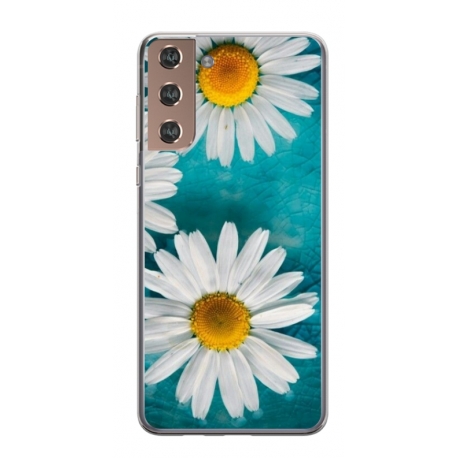Husa personalizata tip carcasa HQPrint pentru Samsung Galaxy S24, model Petunia 2, multicolor, S1D1M0239