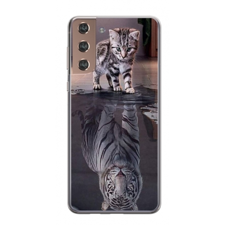 Husa personalizata tip carcasa HQPrint pentru Samsung Galaxy S24, model Tiger, multicolor, S1D1M0242