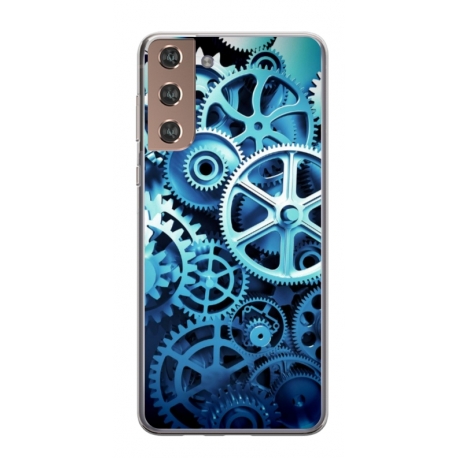 Husa personalizata tip carcasa HQPrint pentru Samsung Galaxy S24, model Clockwork, multicolor, S1D1M0250