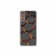 Husa personalizata tip carcasa HQPrint pentru Samsung Galaxy S24, model Lava Hex, multicolor, S1D1M0265