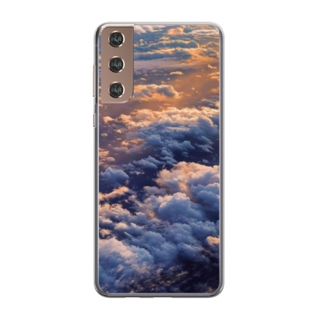 Husa personalizata tip carcasa HQPrint pentru Samsung Galaxy S24, model Beautiful Sky, multicolor, S1D1M0277