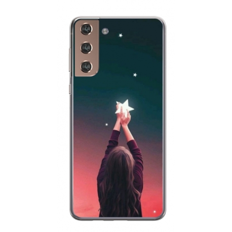 Husa personalizata tip carcasa HQPrint pentru Samsung Galaxy S24, model Star stealing, multicolor, S1D1M0292