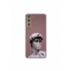 Husa personalizata tip carcasa HQPrint pentru Samsung Galaxy S24, model Bubble Gum Statue, multicolor, S1D1M0317