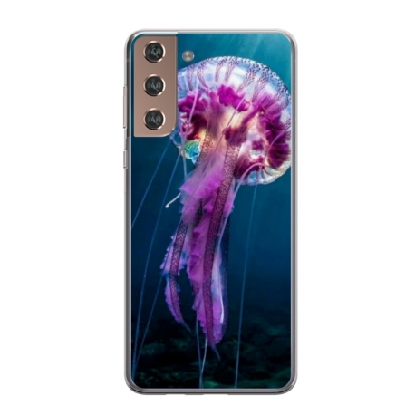 Husa personalizata tip carcasa HQPrint pentru Samsung Galaxy S24, model Mushroom, multicolor, S1D1M0326