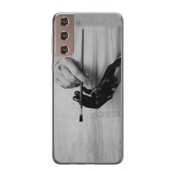 Husa personalizata tip carcasa HQPrint pentru Samsung Galaxy S24, model Black Paint, multicolor, S1D1M0336