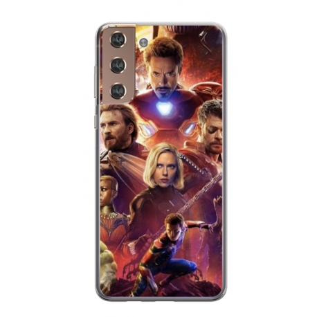 Husa personalizata tip carcasa HQPrint pentru Samsung Galaxy S24 Plus, model Avengers Inifinity War, multicolor, S1D1M0010