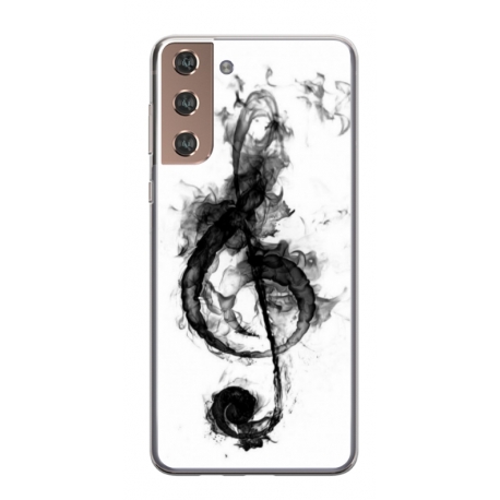 Husa personalizata tip carcasa HQPrint pentru Samsung Galaxy S24, model Song Notes, multicolor, S1D1M0357
