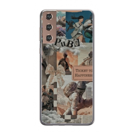 Husa personalizata tip carcasa HQPrint pentru Samsung Galaxy S24, model PUBG 2, multicolor, S1D1M0363