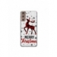 Husa personalizata tip carcasa HQPrint pentru Samsung Galaxy S24 Plus, model Merry Christmas Reindeer 1, multicolor, S1D1M0049