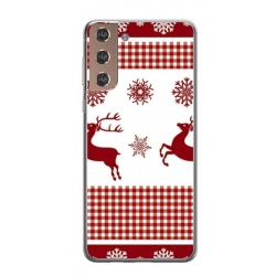 Husa personalizata tip carcasa HQPrint pentru Samsung Galaxy S24 Plus, model Reindeer 1, multicolor, S1D1M0051