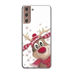 Husa personalizata tip carcasa HQPrint pentru Samsung Galaxy S24 Plus, model Reindeer 3, multicolor, S1D1M0053