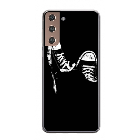 Husa personalizata tip carcasa HQPrint pentru Samsung Galaxy S24, model Sneakers, multicolor, S1D1M0381