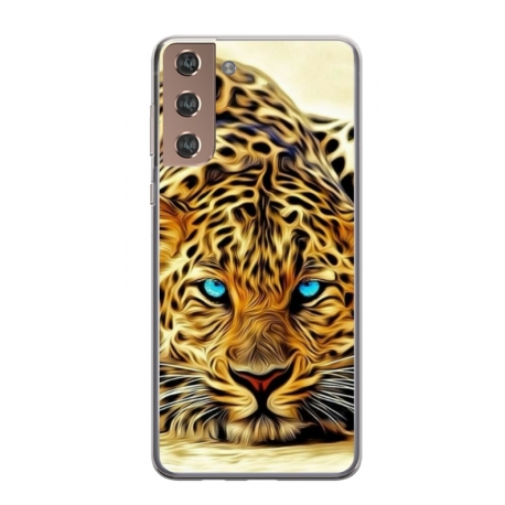 Husa personalizata tip carcasa HQPrint pentru Samsung Galaxy S24, model Cheetah, multicolor, S1D1M0382